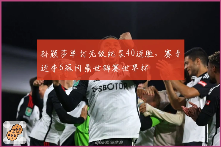 孙颖莎单打无敌纪录40连胜，赛季连夺6冠问鼎世锦赛世界杯